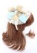 画像1: metamorphose / Fantasy parade円形チュールフリルカチューシャ  サックス Y-25-10-06-023-ME-AC-SZ-ZY (1)