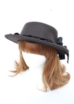 画像2: axes femme / ローズブーケフェルトカンカン 57cm 黒 Y-25-10-06-026-AX-AC-SZ-ZY