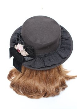 画像3: axes femme / ローズブーケフェルトカンカン 57cm 黒 Y-25-10-06-026-AX-AC-SZ-ZY