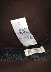 画像4: 【SALE】axes femme / ベロアリボンキャペリン 57.5cm 茶 Y-25-10-06-027-AX-AC-SZ-ZTK025 (4)