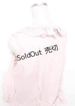 画像4: PINK HOUSE / フリル使いノースリーブブラウス F ピンク Y-25-10-07-004-LO-BL-SZ-ZY