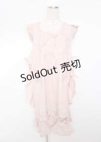 PINK HOUSE / Flower Picnicのローンタブリエ F ピンク Y-25-10-07-047-LO-OP-SZ-ZY