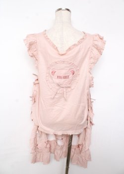 画像2: PINK HOUSE / Flower Picnicのローンタブリエ F ピンク Y-25-10-07-047-LO-OP-SZ-ZY
