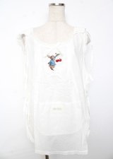 PINK HOUSE / PETER RABBIT TABLIER F 白 Y-25-10-07-051-LO-TO-SZ-ZY