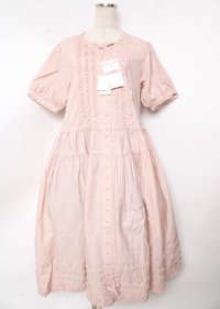PINK HOUSE / ピコフリル使いロングワンピース F ピンク Y-25-10-07-053-LO-OP-SZ-ZY