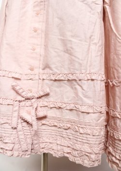 画像4: PINK HOUSE / ピコフリル使いロングワンピース F ピンク Y-25-10-07-053-LO-OP-SZ-ZY