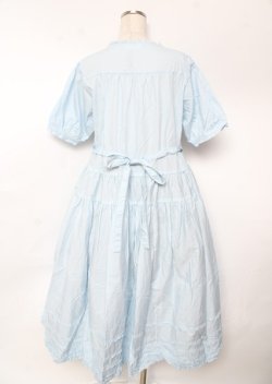 画像2: PINK HOUSE / ピコフリル使いロングワンピース F サックス Y-25-10-07-054-LO-OP-SZ-ZY