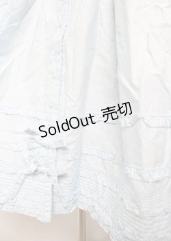 画像4: PINK HOUSE / ピコフリル使いロングワンピース F サックス Y-25-10-07-054-LO-OP-SZ-ZY