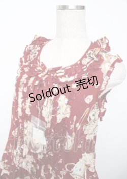 画像3: PINK HOUSE / ティータイムプリントワンピース F 赤 Y-25-10-07-057-LO-OP-SZ-ZY