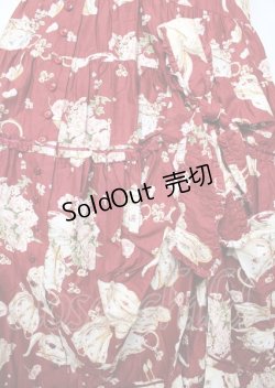 画像4: PINK HOUSE / ティータイムプリントワンピース F 赤 Y-25-10-07-057-LO-OP-SZ-ZY