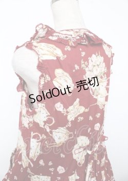 画像5: PINK HOUSE / ティータイムプリントワンピース F 赤 Y-25-10-07-057-LO-OP-SZ-ZY