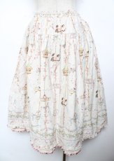 画像2: PINK HOUSE / メリーゴーラウンドプリントスカート F ハッカ Y-25-10-07-063-LO-SK-SZ-ZY (2)