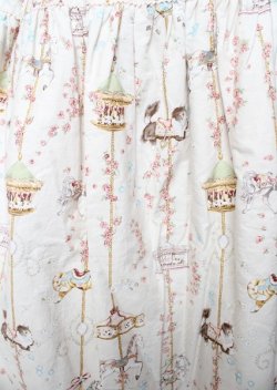画像3: PINK HOUSE / メリーゴーラウンドプリントスカート F ハッカ Y-25-10-07-063-LO-SK-SZ-ZY