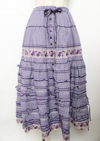 PINK HOUSE / 50thヴァイオレットスカート  ラベンダー Y-25-10-07-071-LO-SK-AS-ZY