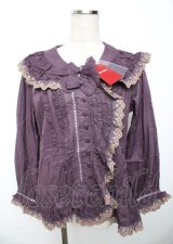 PINK HOUSE / ドイリーレース使いブラウス F パープル Y-25-10-07-014-LO-BL-SZ-ZY