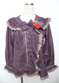 PINK HOUSE / ドイリーレース使いブラウス F パープル Y-25-10-07-014-LO-BL-SZ-ZY