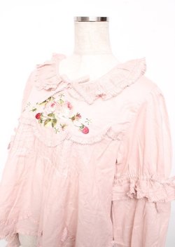 画像3: PINK HOUSE / Berry Rose刺繍入りブラウス F ピンク Y-25-10-07-015-LO-BL-SZ-ZY
