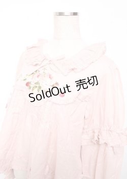 画像3: PINK HOUSE / Berry Rose刺繍入りブラウス F ピンク Y-25-10-07-015-LO-BL-SZ-ZY