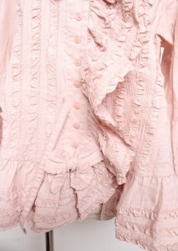 画像4: PINK HOUSE / リボン付きローンフリルオーバーブラウス F ピンク Y-25-10-07-016-LO-BL-SZ-ZY