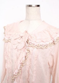 画像3: PINK HOUSE / ドイリーレース使いブラウス F ピンク Y-25-10-07-018-LO-BL-SZ-ZY