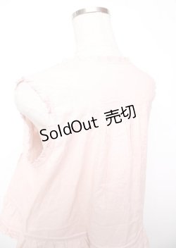 画像4: PINK HOUSE / リボンいっぱいノースリーブブラウス F ピンク Y-25-10-07-003-LO-BL-SZ-ZY