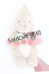 PINK HOUSE / PETER RABBIT Cherry Berry Rabbits　ブローチ  赤 Y-25-10-10-001-LO-TO-SZ-ZY