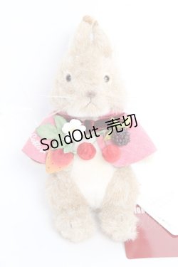 画像1: PINK HOUSE / PETER RABBIT Cherry Berry Rabbits　ブローチ  赤 Y-25-10-10-001-LO-TO-SZ-ZY
