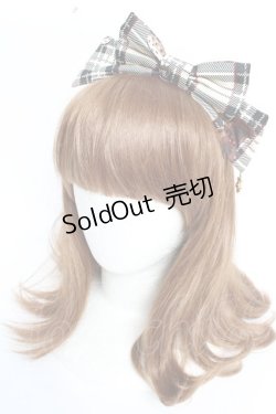 画像1: Angelic Pretty / British Bearカチューシャ  アイボリー Y-25-10-10-054-AP-AC-SZ-ZY