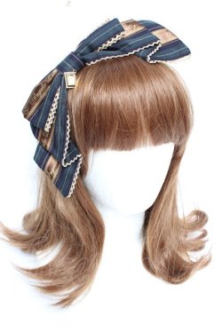 画像1: Angelic Pretty / Checkmateカチューシャ  グリーン Y-25-10-10-055-AP-AC-SZ-ZY
