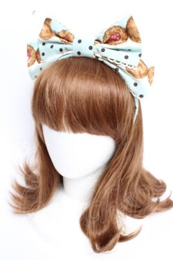 画像1: Angelic Pretty / Sweet Cream Houseカチューシャ  ミント Y-25-10-10-057-AP-AC-SZ-ZY
