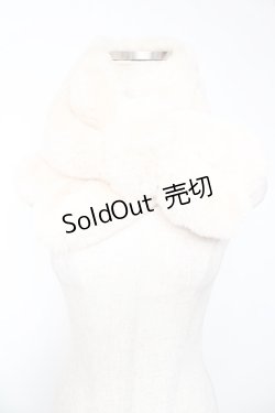 画像1: Fi.n.t / リボンタイエコファーティペット  ライトベージュ Y-25-10-10-061-CA-ZA-SZ-ZT486