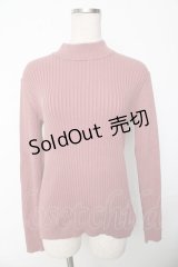 F&A / バックリボンリブニットプルオーバー F ピンク Y-25-10-10-069-LO-TO-SZ-ZY