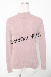 F&A / バックリボンリブニットプルオーバー F ピンク Y-25-10-10-069-LO-TO-SZ-ZY