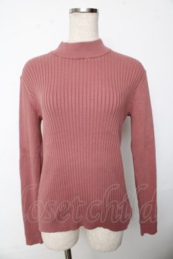 画像1: F&A / バックリボンリブニットプルオーバー F ピンク Y-25-10-10-069-LO-TO-SZ-ZY