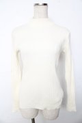 F&A / バックリボンリブニットプルオーバー F アイボリー Y-25-10-10-070-LO-TO-SZ-ZY