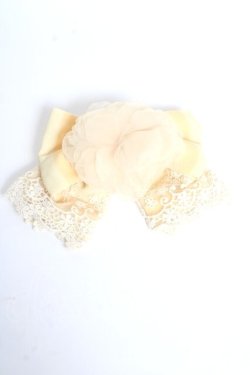 画像1: LIEF / ティーパーティリボンバレッタ  イエロー Y-25-10-10-007-LO-SK-SZ-ZY