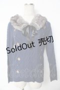 axes femme / トランプ柄ニットプルオーバー M 紺 Y-25-10-10-079-AX-TO-SZ-ZY