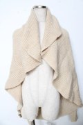 axes femme / ニットドレープロングカーディガン M キナリ Y-25-10-10-085-AX-TO-SZ-ZY