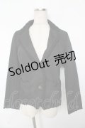 axes femme / 襟レースジャケット M 黒 Y-25-10-10-089-AX-JA-SZ-ZY