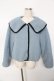 画像1: axes femme POETIQUE / ハートキルティングブルゾン M サックス Y-25-10-10-093-AX-JA-SZ-ZY (1)