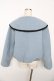 画像2: axes femme POETIQUE / ハートキルティングブルゾン M サックス Y-25-10-10-093-AX-JA-SZ-ZY (2)