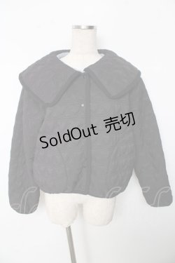 画像3: axes femme POETIQUE / ハートキルティングブルゾン M サックス Y-25-10-10-093-AX-JA-SZ-ZI