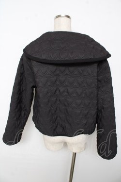 画像4: axes femme POETIQUE / ハートキルティングブルゾン M サックス Y-25-10-10-093-AX-JA-SZ-ZY