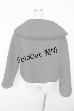 画像4: axes femme POETIQUE / ハートキルティングブルゾン M サックス Y-25-10-10-093-AX-JA-SZ-ZI