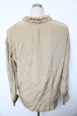 画像2: INGEBORG / レース使いピンタックブラウス F ベージュ Y-25-10-10-116-LO-BL-SZ-ZY