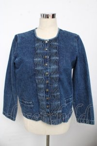 INGEBORG / フリルデニムジャケット F インディゴ Y-25-10-10-124-LO-JA-SZ-ZY