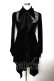 画像1: KILL STAR / Nymyra Velvet Cameo Dress S 黒 Y-25-10-10-131-SL-OP-SZ-ZY (1)