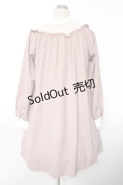 画像2: axes femme POETIQUE / チュールデザインフリルワンピース  ピンク Y-25-10-10-139-AX-OP-SZ-ZI