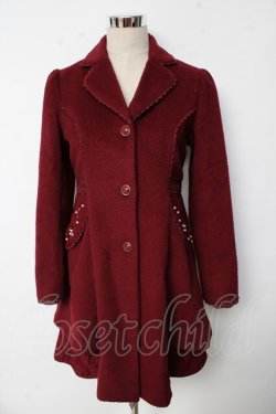 画像1: axes femme / コート M ワイン Y-25-10-10-144-AX-CO-SZ-ZY