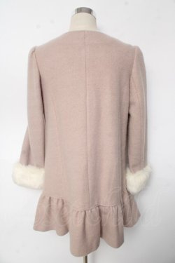 画像2: Ank Rouge / ノーカラーコート M ピンク Y-25-10-10-147-CA-CO-SZ-ZY